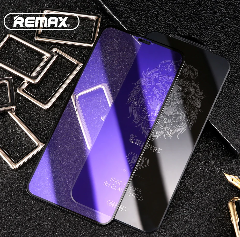 Remax -- GL-34 9D Anti Blue Ray Tempered Glass For iPhone 7/8 (White)