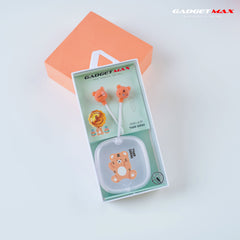 GADGET MAX GIGII-235 TIGER SERIES 3.5MM WIRED EARPHONE - WHITE