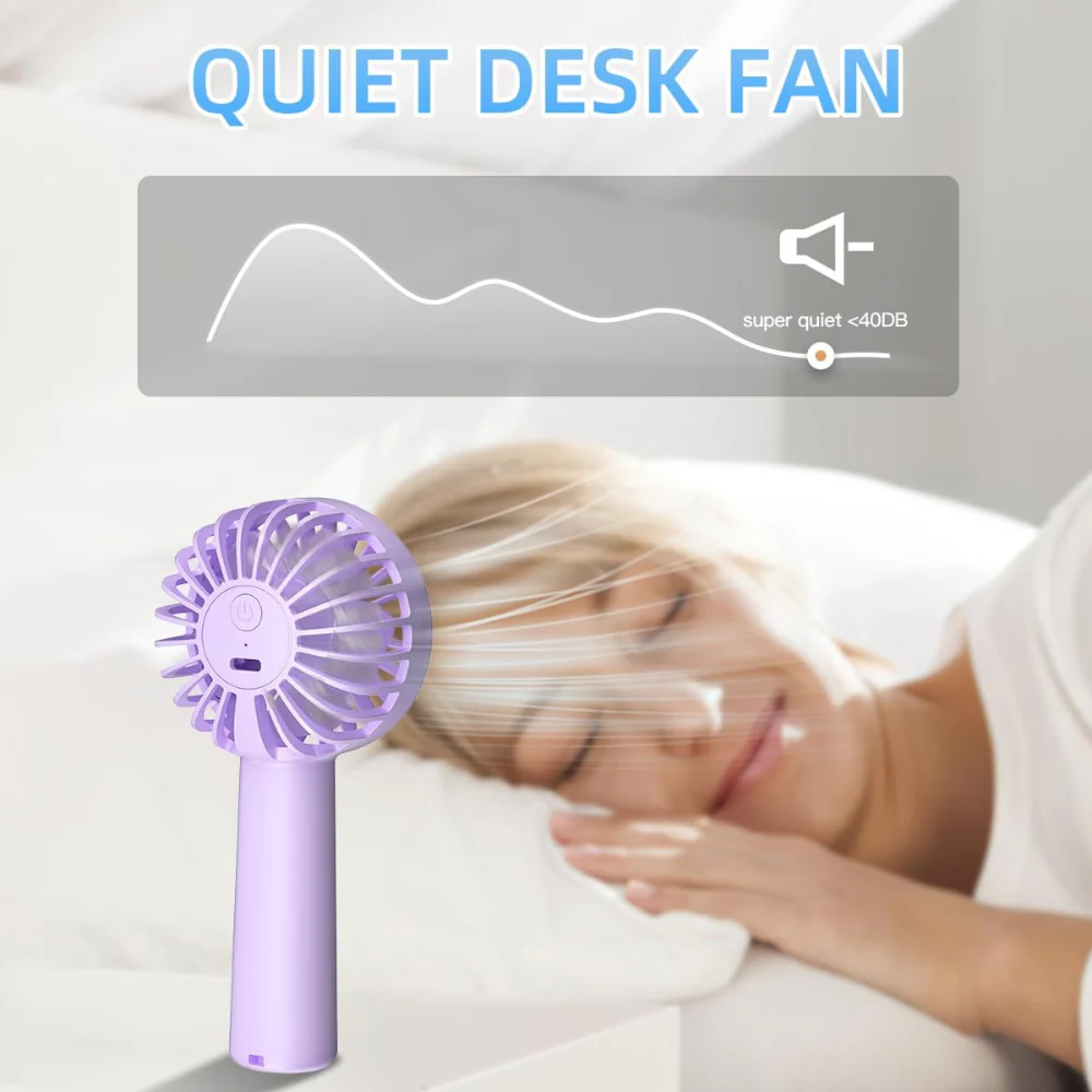 T PRO - M30 HANDHELD FAN (3W) - Purple