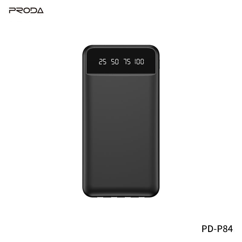 PRODA PD-P84 10000mAh YOGO/YOULO SERIES POWER BANK - Black