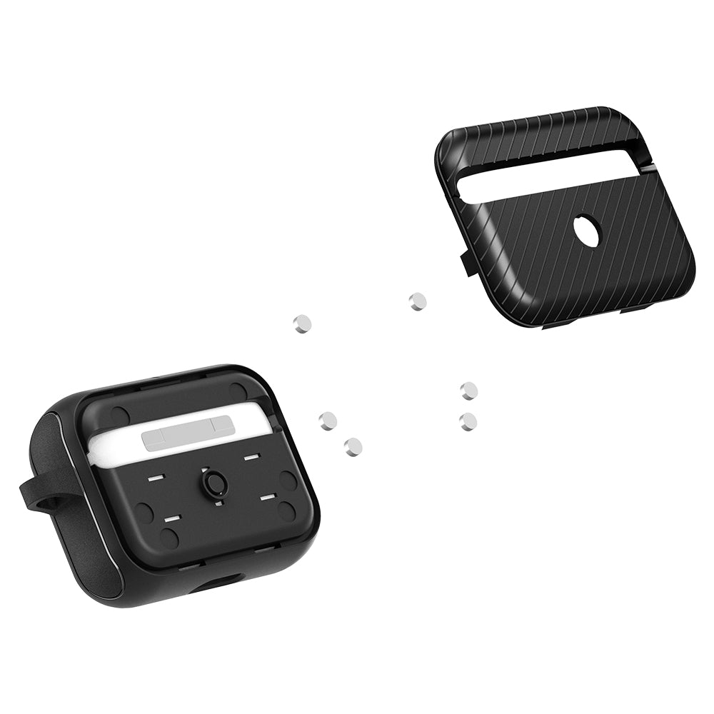 Spigen AirPods Pro (2nd Gen) Mag Armor Series Magasfe Charging - Matt Black