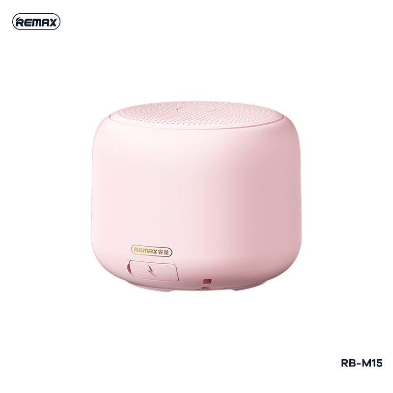 REMAX RB-M15 ZENS SERIES OUTDOOR WIRELESS BLUETOOTH SPEAKER, Outdoor Speaker, Wireless Speaker - Pink