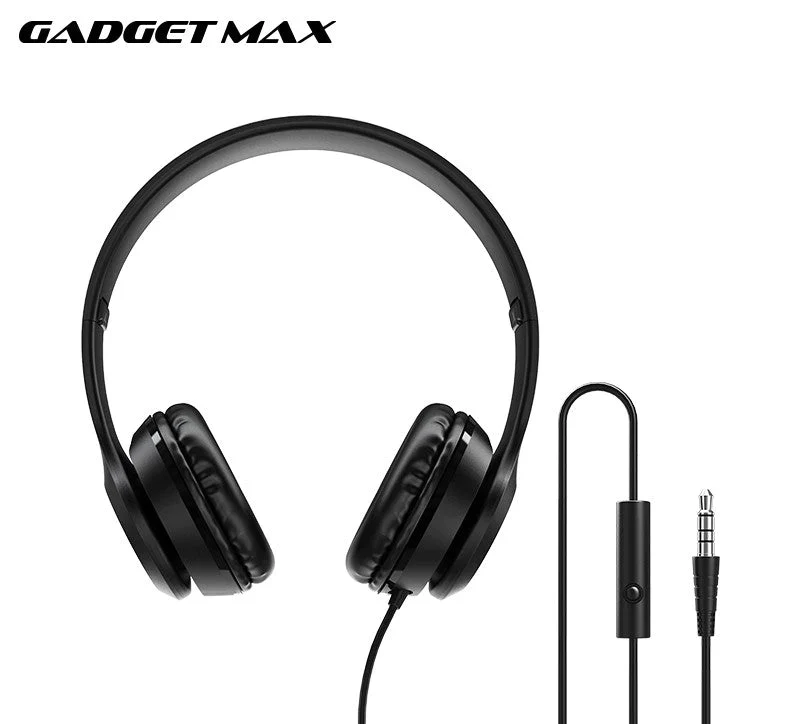 GADGET MAX - GM15 Starsoung 3.5MM Wired Headphone - Black