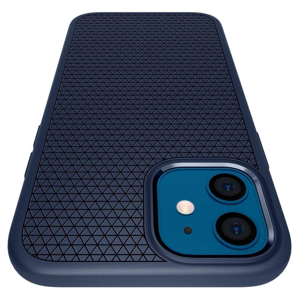 Spigen iPhone 12 / 12 Pro Liquid Air Series - Navy Blue