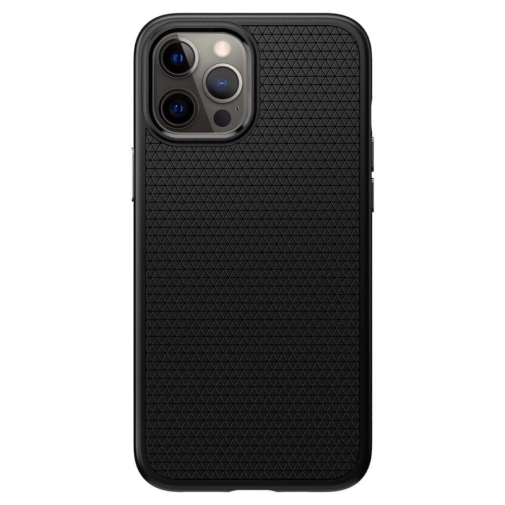 Spigen iPhone 12 Pro Liquid Air Series - Matte Black