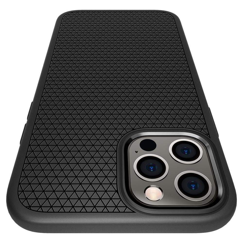 Spigen iPhone 12 Pro Liquid Air Series - Matte Black