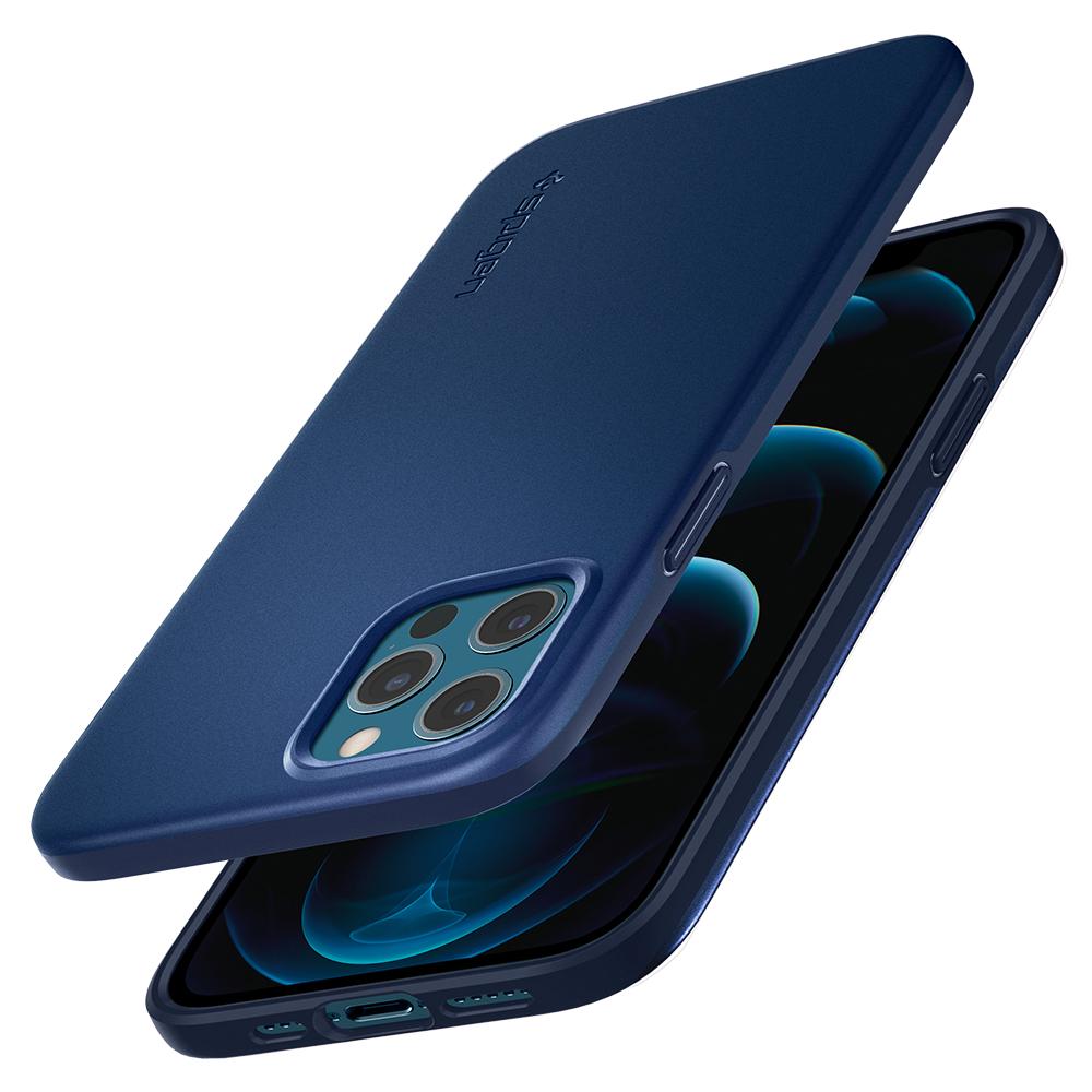 Spigen iPhone 12 / 12 Pro Thinfit Series-Navy Blue