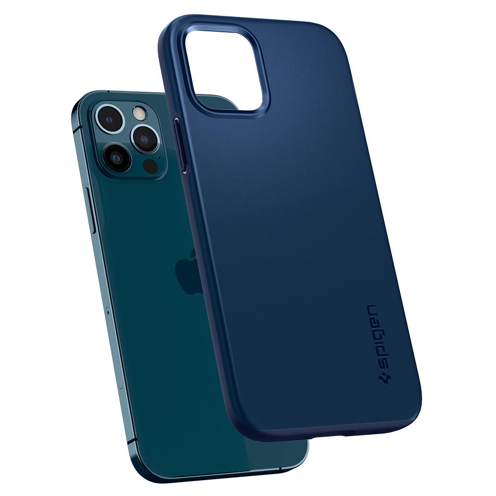 Spigen iPhone 12 / 12 Pro Thinfit Series-Navy Blue