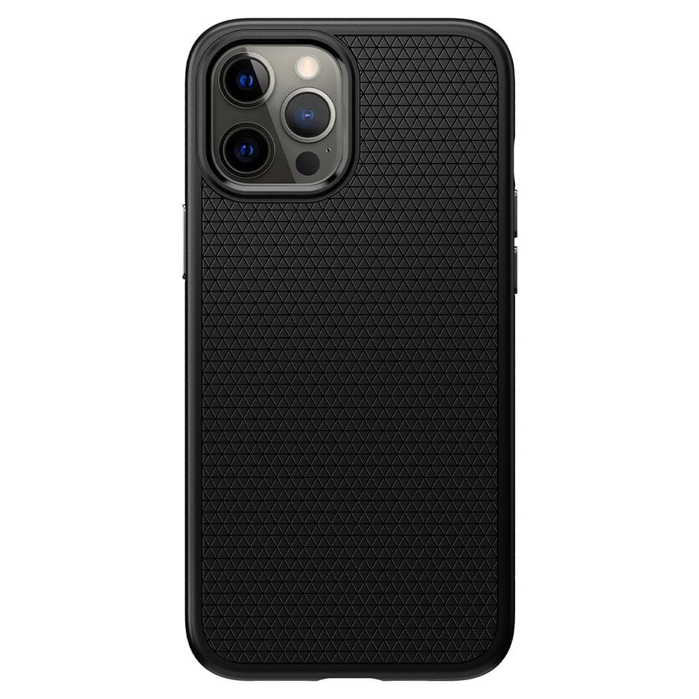 Spigen iPhone 12 Pro Max Liquid Air Series-Mette Black