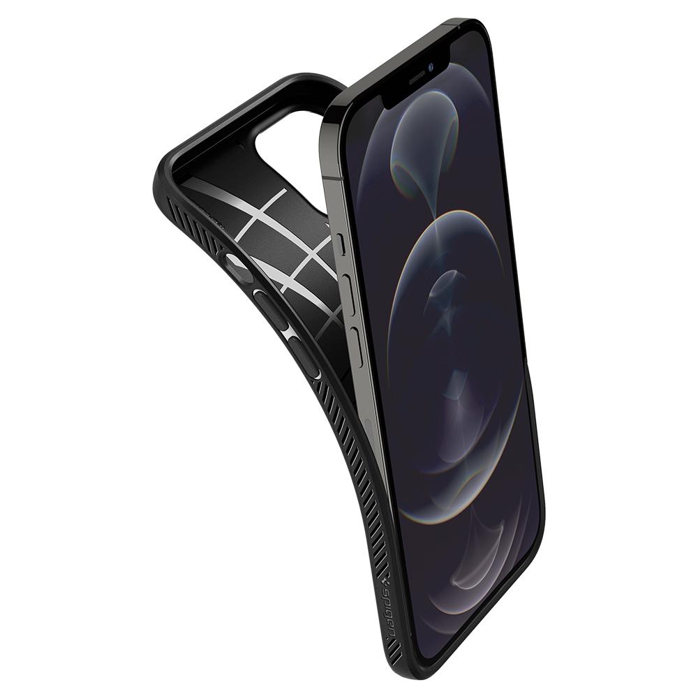 Spigen iPhone 12 Pro Max Liquid Air Series-Mette Black