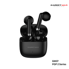 GADGET MAX - GM37 Pop 2 Wireless Bluetooth Earbuds - Black