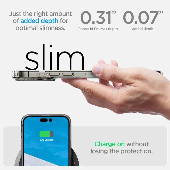 Spigen iPhone 14 Pro Max Crystal Flex Series-Crystal Clear