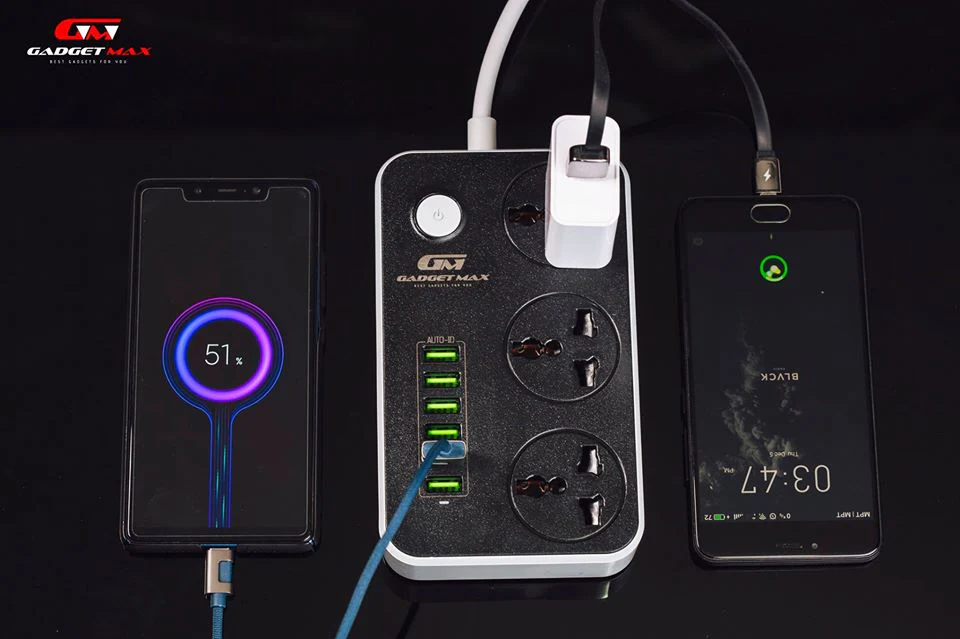 GADGET MAX - SC3604 Power Socket 3.4A Auto Max (6 USB , 3 PS)