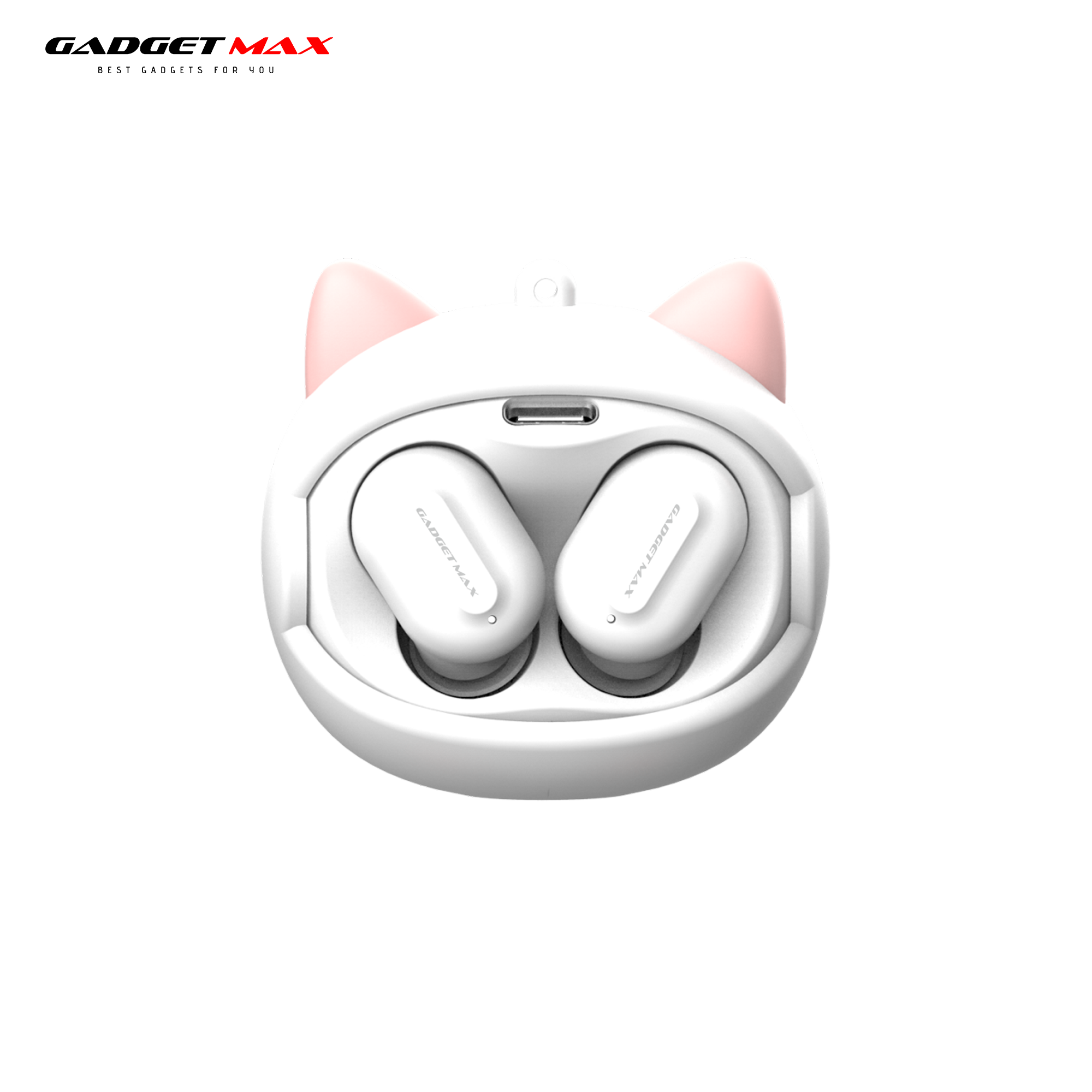 GADGET MAX GM33 LOVELY KITTY SERIES TWS EARBUDS (V5.0) - PINK