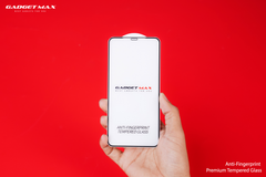 iPhone 15 Pro Max ( 6.7" ) GADGET MAX - Anti-Fingerprint Premium 2.5D Skill Full Cover Tempered Glass