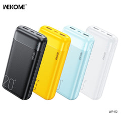 WEKOME WP-02 POP POWER SERIES 20000MAH POWER BANK (2.1A)