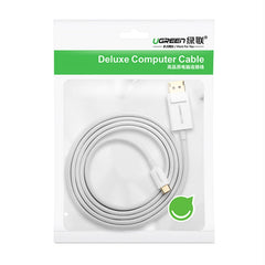 UGREEN MM139 USB TYPE-C TO DP CABLE (1.5M), Type-C to DP Cable, Display Port Cable - White