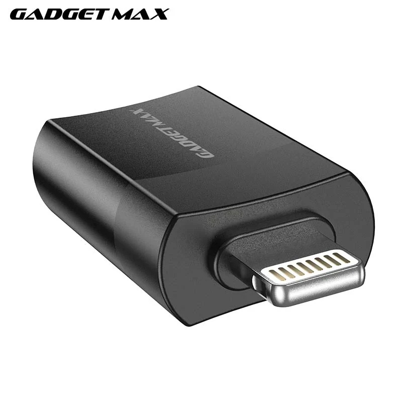 GADGET MAX - GH03 iPhone OTG Adapter - Black