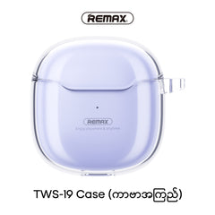 Remax RM-3000 Crystal Clear Protective Case for TWS-19 Earbuds