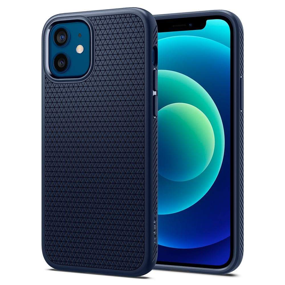 Spigen iPhone 12 / 12 Pro Liquid Air Series - Navy Blue