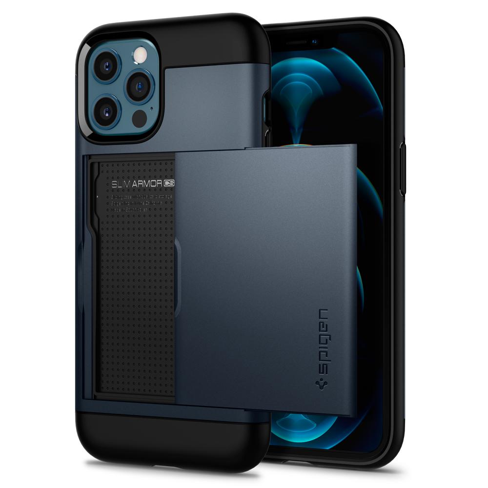 Spigen iPhone 12 Pro Max Slim Armor CS Series-Metal Slate