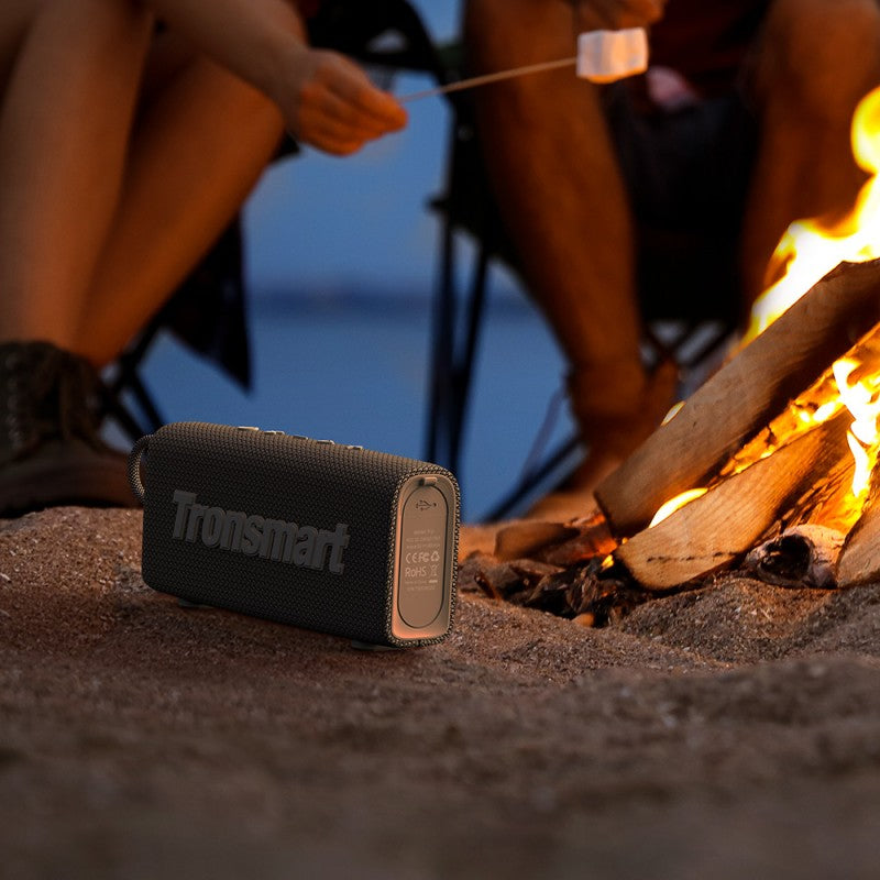 TRONSMART TRIP 10W PORTABLE SPEAKER (5.3V), Bluetooth Speaker, Protable Speaker, Waterproof Speaker - Black
