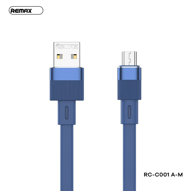 REMAX RC-C001 A-M/A-L/A-C FLUSHING SERIES 2.4A ELASTIC ALUMINUM DATA CABLE FOR MICTO/IPH/T-C (1M), iPhone Cable, Lighting Cable, Type-C Cable, Micro Cable, Android Cable, Data Cable