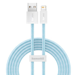 BASEUS DYNAMIC SERIES FAST CHARGING DATA CABLE USB TO IPH (2.4A)(2M) - Blue