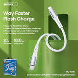 REMAX RC-198I CHAINING 2 SERIES PD 20W FAST-CHARGING DATA CABLE TYPE-C TO IPH (1M), Type-C to Lighting Cable
