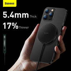 BASEUS SIMPLE MINI 2 MAGNETIC (15W) WIRELESS CHARGER - Black