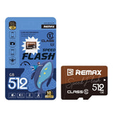 REMAX High Speed Micro SD Card  512GB Class 10 #U3 Flash Memory Card, micro SD 512GB SD Card for Smartphone/Camera Free Adapter