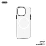 REMAX RM-1697 IPH 14 Series ICY SERIES MAGSAFE METAL-RING PHONE CASE FOR IPH 14 (6.1")/ IPH 14 PRO (6.1")/ IPH 14 PLUS (6.7")/ IPH 14 PRO MAX (6.7")