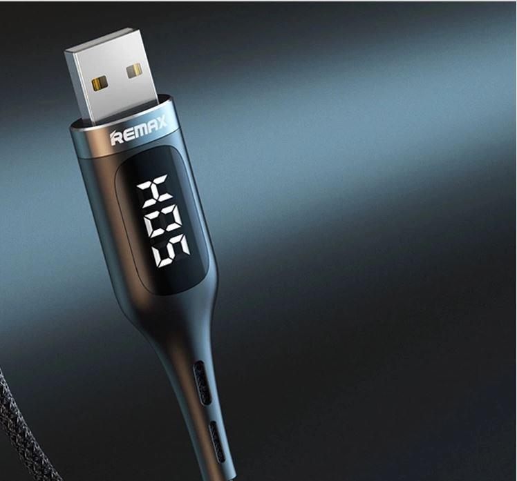 REMAX-RC-096A LEADER SMART DISPLAY 2.1A DATA CABLE FOR TYPE.C,Cable,Type C Cable for Andorid,USB Type C Cable,USB C Charger Cable,Type C Data Cable,Type C Charger Cable,Fast Charge Type C Cable,Quick Charge Type C Cable,the best USB C Cable