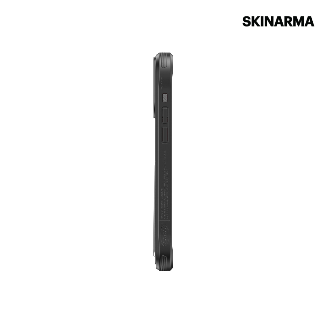 Skinarma iPhone 15 Pro 6.1" Slate (Grip-Stand) Case