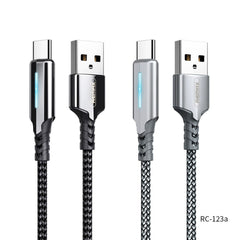 REMAX RC-123(TYPE-C) GONYU SERIES 2.4A DATA CABLE,Cable,Type C Cable for Andorid,USB Type C Cable,USB C Charger Cable,Type C Data Cable,Type C Charger Cable,Fast Charge Type C Cable,Quick Charge Type C Cable,the best USB C Cable
