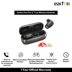 Earfun TW303B/ 303 Free Pro 2 Bluetooth V5.2 ANC True Wireless Earbuds