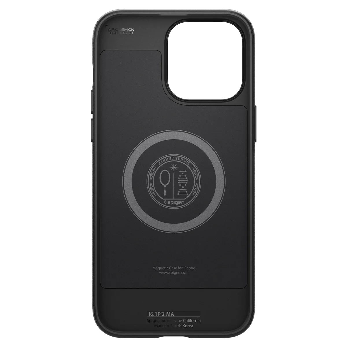 Spigen Liquid Air Back Cover Case Compatible with iPhone 14 Pro - Matte  Black