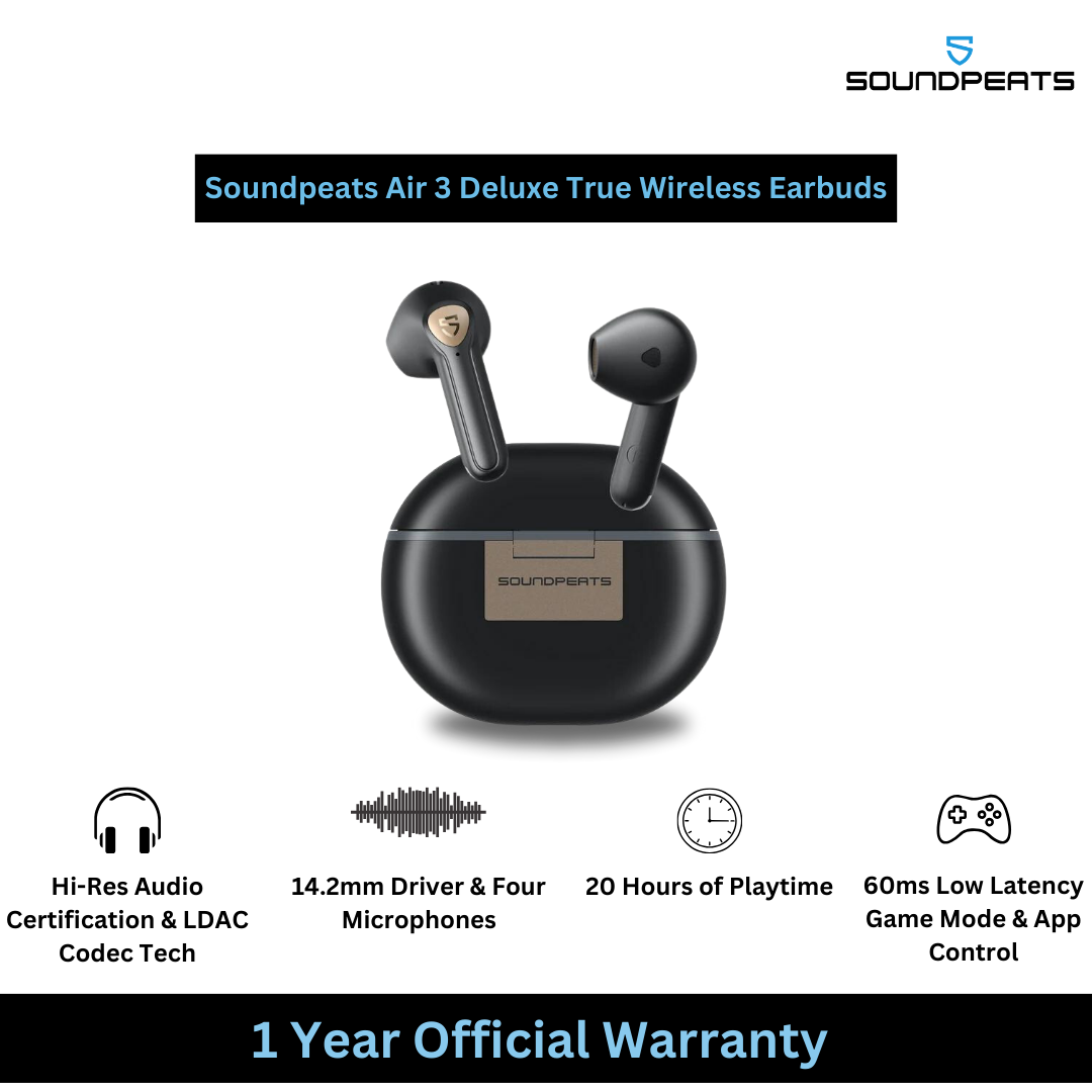 SoundPeats Air 3 Deluxe HS Bluetooth V5.2 True Wireless Earbuds