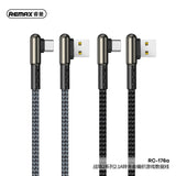 REMAX RC-176A JANLON 2 SERIES ZINC ALLOY BRAIDED GAMING DATA CABLE FOR TYPE-C (1M) (2.1A) Type C Cable for Andorid,USB Type C Cable,USB C Charger Cable,Type C Data Cable,Type C Charger Cable
