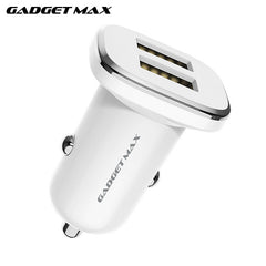 GADGET MAX GZ02 ENJOY SERIES 2.4A  DUAL USB OUTPUT PORT FAST CHARGING CAR CHARGER (2USB)