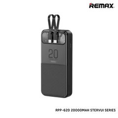 REMAX RPP-620 Stervui Series 20W+22.5W PD+QC Power Bank With 2 Fast Charging - White