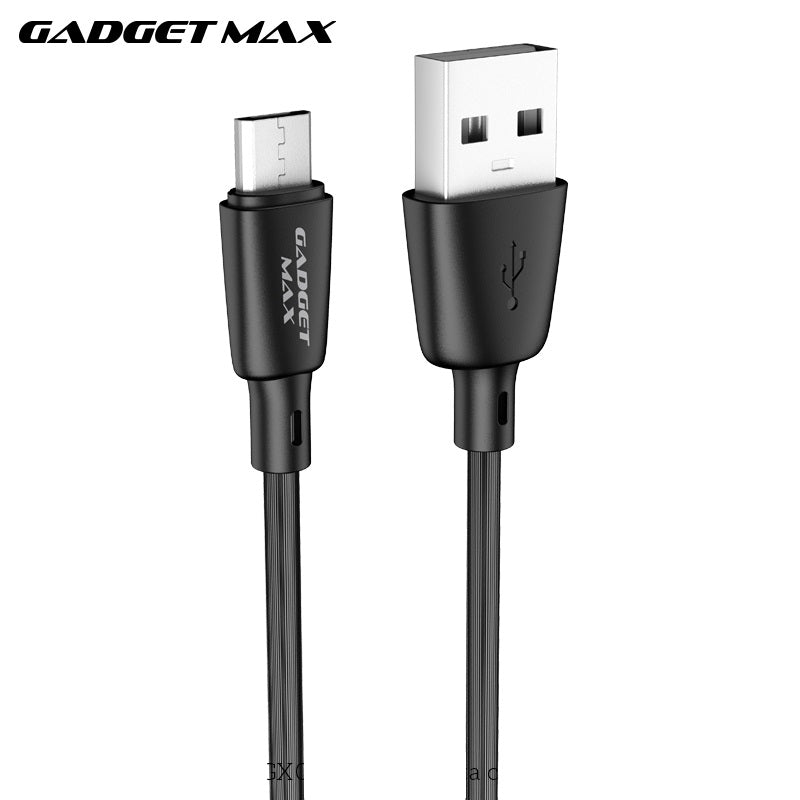 GADGET MAX GX01 MICRO 2.4A CHARGING DATA CABLE FOR MICRO (2.4A)(1M), Micro Cable, Data Cable, Charging Cable, Android Cable