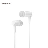 WK Y11 Earphone , Wired Earphone , Best wired earphone with mic , Hifi Stereo Sound Wired Headset , sport wired earphone , 3.5mm jack wired earphone , 3.5mm headset for mobile phone , universal 3.5mm jack wired earphone