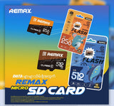 REMAX High Speed Micro SD Card 4GB 8GB 16GB 32GB 64GB 128GB 256GB 512GB Class 10 Flash Memory Card, micro sd 32gb sdcard for smartphone/camera Free Adapter