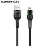 GADGET MAX GX05 MICRO 2.4A AUTO DISCONNECT DATA CABLE FOR MICRO (2.4A)(1.2M), Auto-Disconnected Cable, Micro Cable, Charging Cable