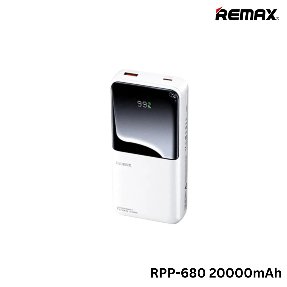 REMAX RPP-680 Cynlle Series 20W+22.5W 20000mAh Power Bank With 2 Fast Charging Cable