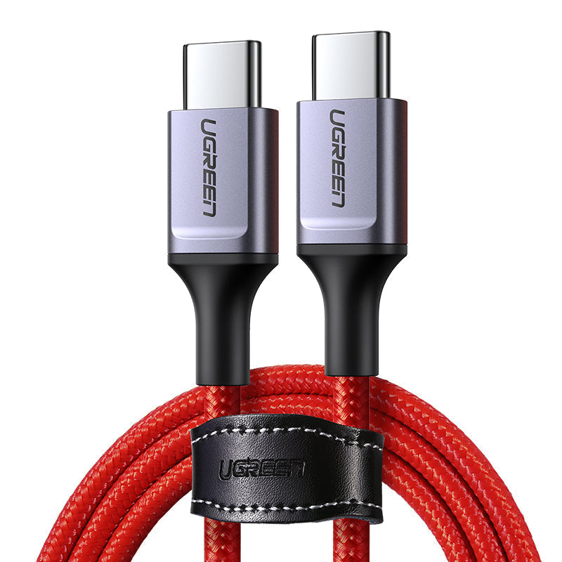 UGREEN OFFICIAL US294 60W USB C to C Fast Charging Cable 1M - Red
