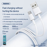 REMAX RC-163A FAST CHARGING PRO SERIES DATA CABLE FOR TYPE-C (1M) ,Cable,Type C Cable for Andorid,USB Type C Cable,USB C Charger Cable,Type C Data Cable,Type C Charger Cable,Fast Charge Type C Cable,Quick Charge Type C Cable,the best USB C Cable