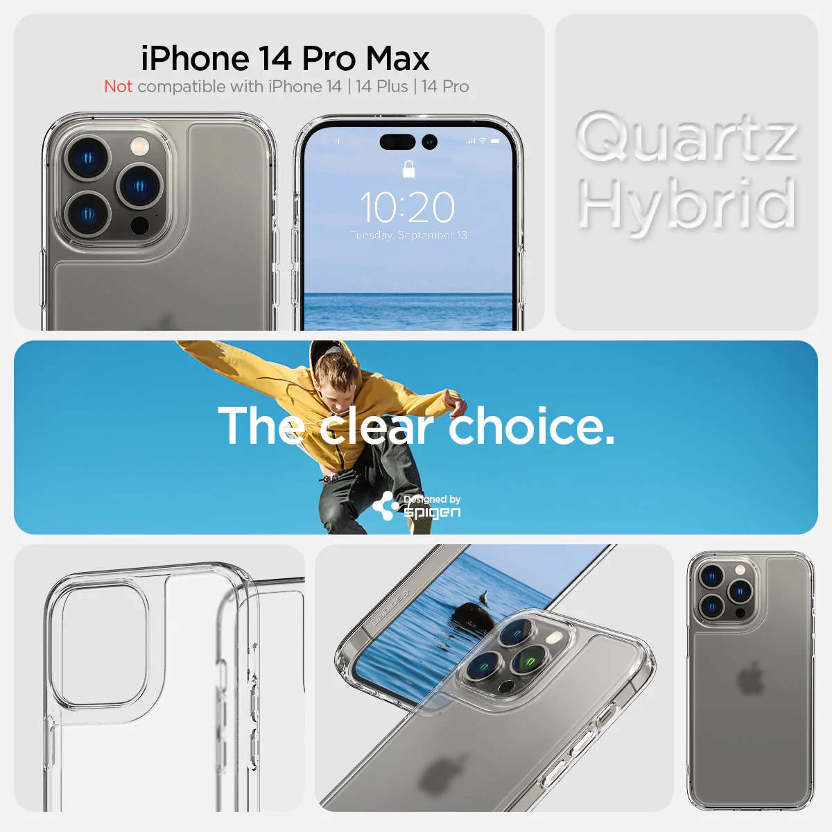 Spigen iPhone 14 Pro Max Quartz Hybrid Series