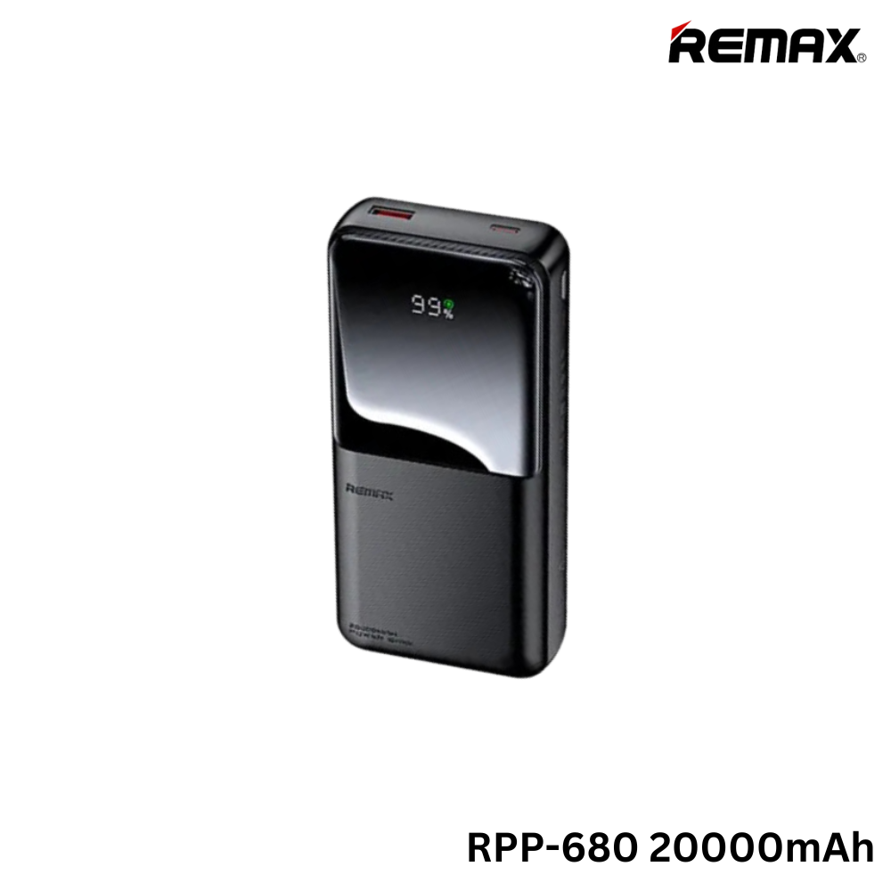 REMAX RPP-680 Cynlle Series 20W+22.5W 20000mAh Power Bank With 2 Fast Charging Cable